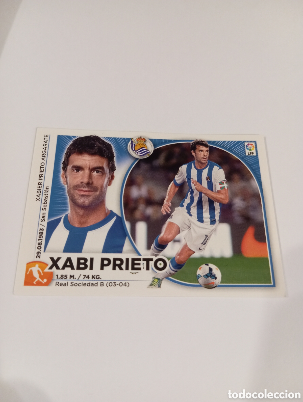 Cromos de Futebol: Xabi Prieto 13 Real Sociedad liga este 2014 2015 panini 14 15