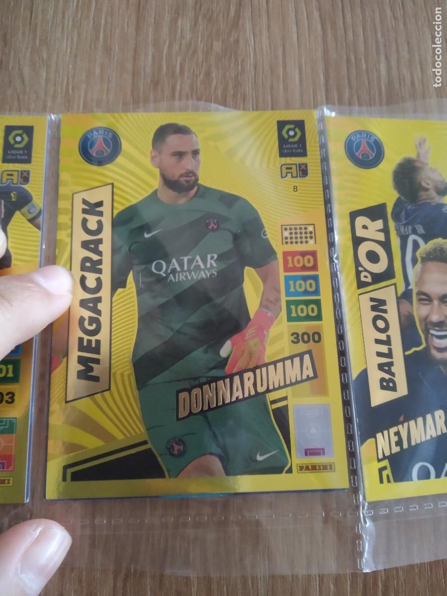 Figurine di Calcio: 8 DONNARUMMA PSG CROMO FUTBOL PANINI LIGUE 1 FOOT 23-24 ADRENALYN FRANCIA 2023-2024