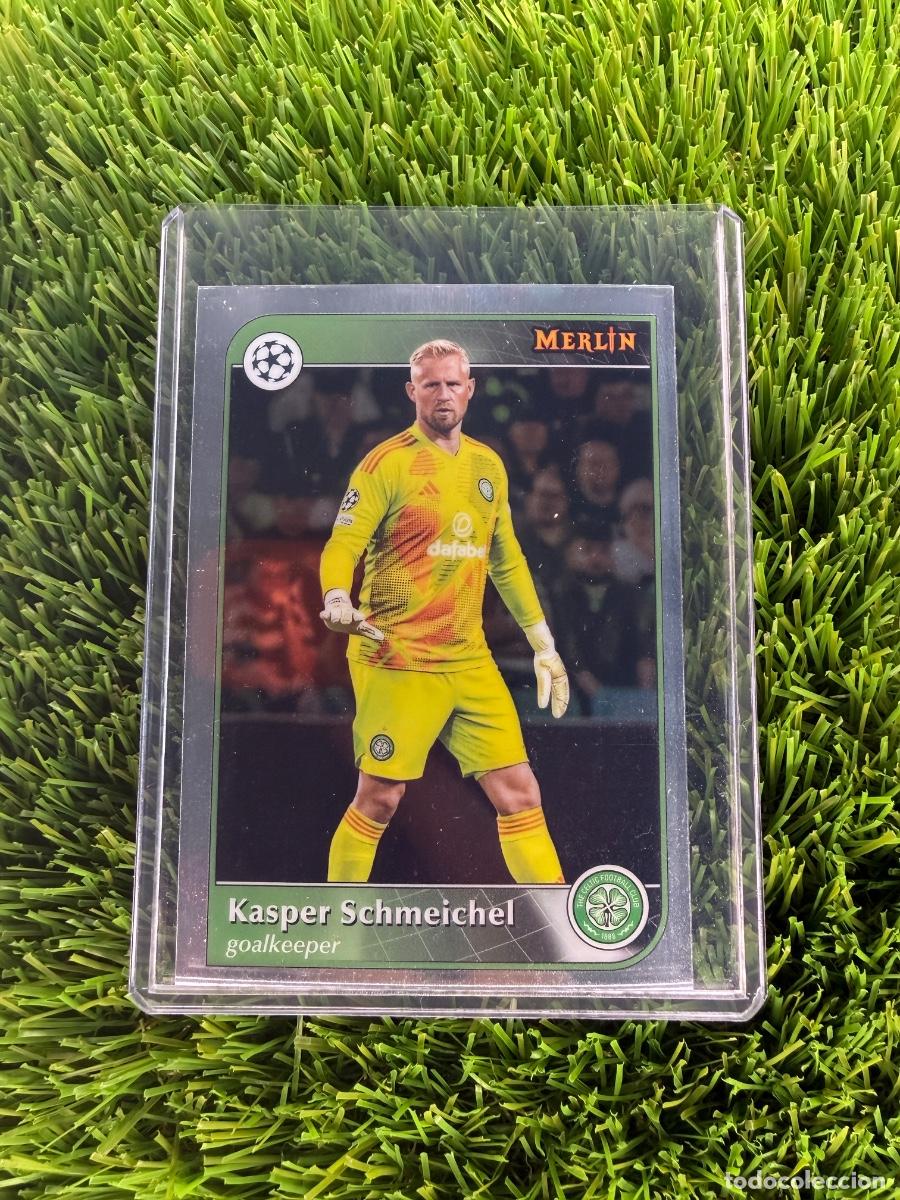 Cromos de f&uacute;tbol: N&ordm; 1 Kasper Schmeichel Celtic FC Merlin Chrome 24 25