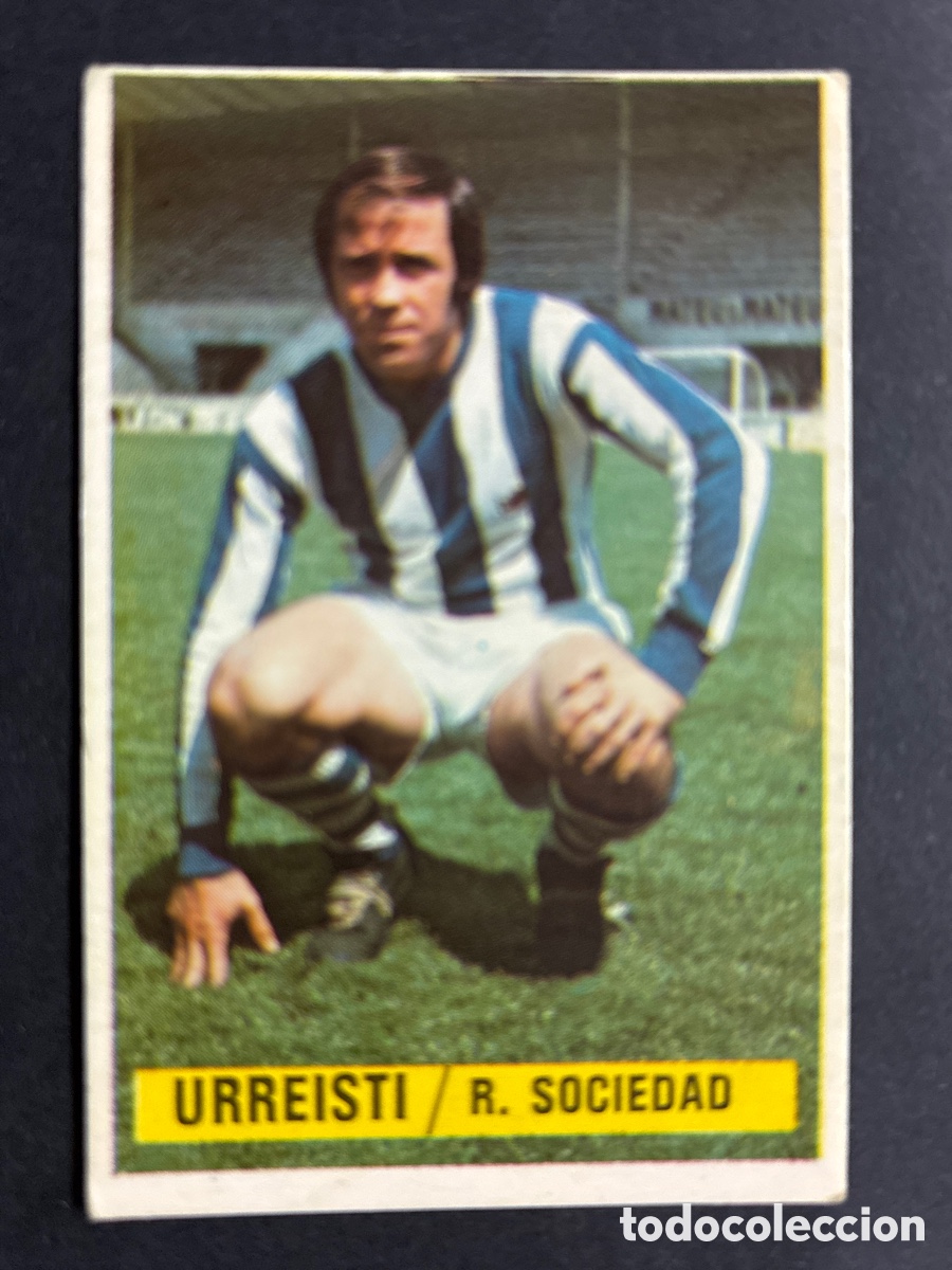 Football Stickers: CROMO FUTBOL SIN PEGAR URRUSTI R. SOCIEDAD 1974 - 1975 EDITORIAL ESTE
