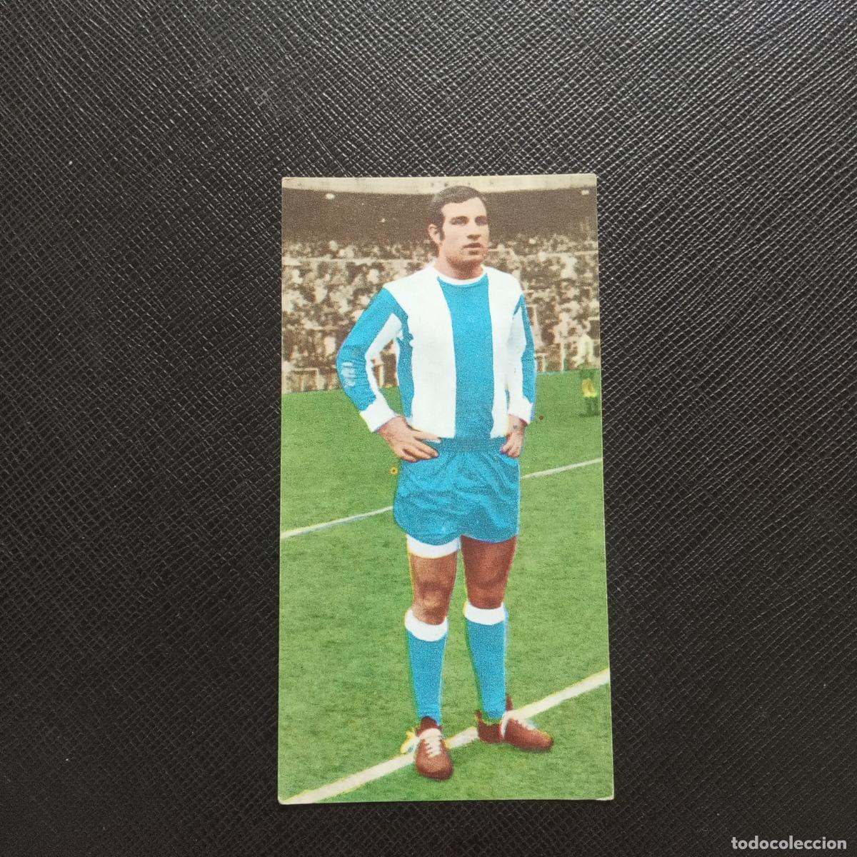 Cromos de F&uacute;tbol: 158 MANOLETE DEPORTIVO CORU&Ntilde;A RUIZ ROMERO 1969 1970 CROMO LIGA FUTBOL 69 70 - SIN PEGAR - (X4)