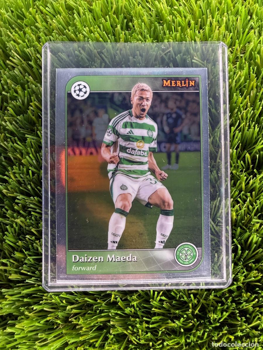Fu&szlig;ball-Sticker: N&ordm; 97 Daizen Maeda Celtic FC Merlin Chrome 24 25
