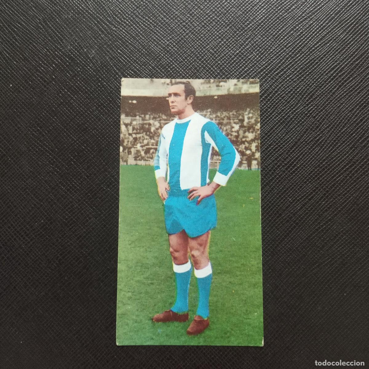 Cromos de F&uacute;tbol: 159 DOMINGUEZ DEPORTIVO CORU&Ntilde;A RUIZ ROMERO 1969 1970 CROMO LIGA FUTBOL 69 70 - SIN PEGAR - (X4)