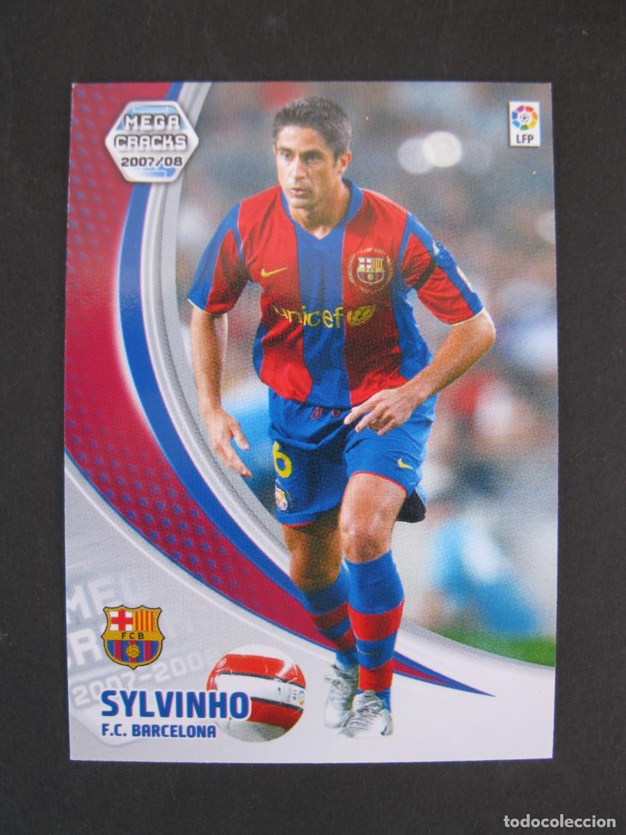 Fu&szlig;ball-Sticker: SYLVINHO (F.C. BARCELONA) - N&ordm; 57 BIS - NUEVA FICHA - MEGACRACKS 2007-2008 - PANINI - 07-08.