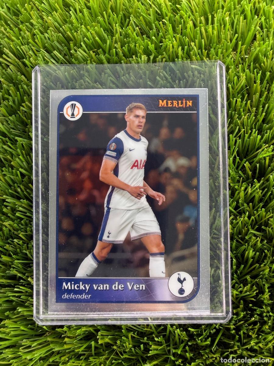 Fu&szlig;ball-Sticker: N&ordm; 151 Micky Van de Ven Tottenham Hotspur Merlin Chrome 24 25