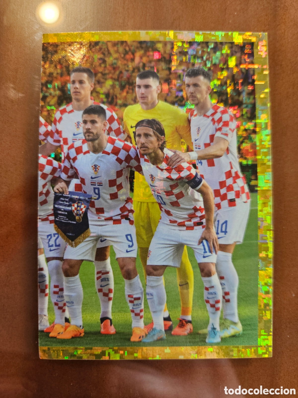 Cromos de F&uacute;tbol: Cromo sticker Croacia Vatreni Put 291 HNS Luka Modrić