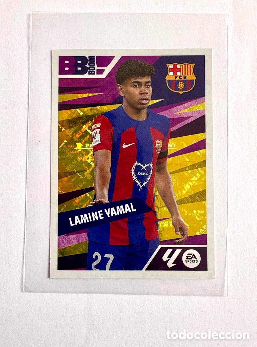 Cromos de F&uacute;tbol: CROMO LIGA ESTE PANINI 2024-2025 24-25 LAMINE YAMAL BABY BOOM N 13 BARCELONA