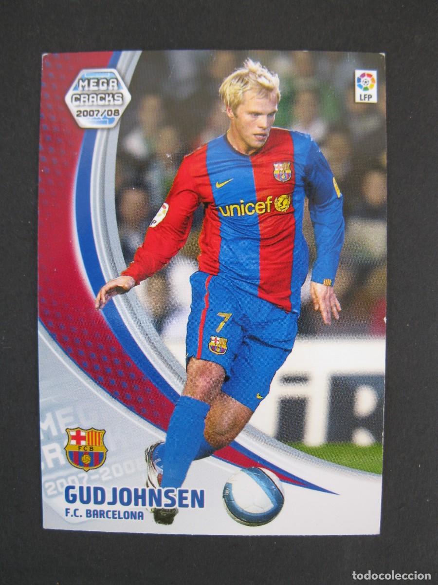 Figurine di Calcio: GUDJOHNSEN (F.C. BARCELONA) - N&ordm; 72 - MEGACRACKS 2007-2008 - PANINI - 07-08.