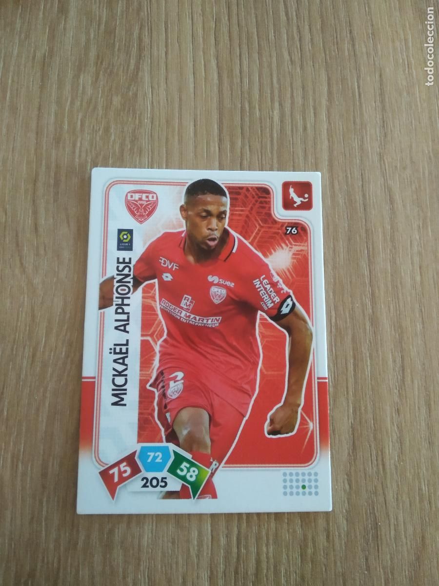 Fu&szlig;ball-Sticker: 76 MICKAEL ALPHONSE DIJON CROMO FUTBOL PANINI LIGUE 1 FOOT 20-21 ADRENALYN FRANCIA 2020-2021
