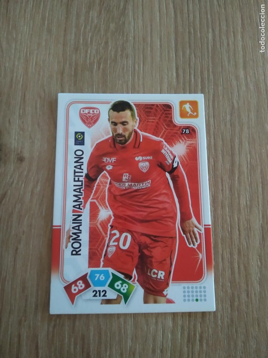 Fu&szlig;ball-Sticker: 78 ROMAIN AMALFITANO DIJON CROMO FUTBOL PANINI LIGUE 1 FOOT 20-21 ADRENALYN FRANCIA 2020-2021