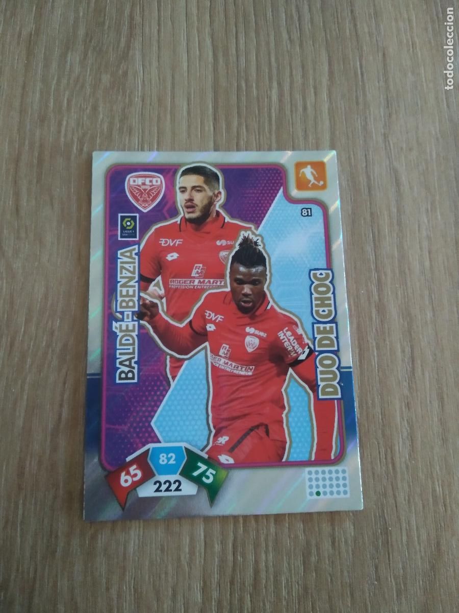 Fu&szlig;ball-Sticker: 81 BALDE BENZIA DIJON CROMO FUTBOL PANINI LIGUE 1 FOOT 20-21 ADRENALYN FRANCIA 2020-2021