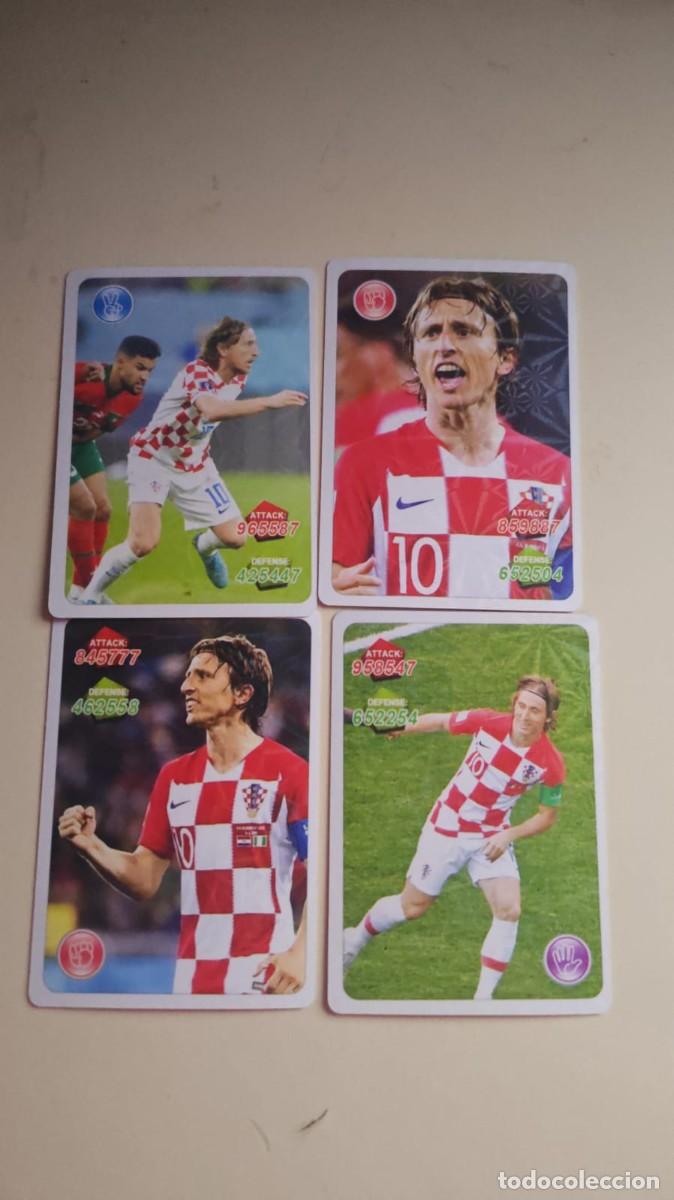 Cromos de F&uacute;tbol: Lote Luka Modrić &ndash; Selecci&oacute;n Croacia
