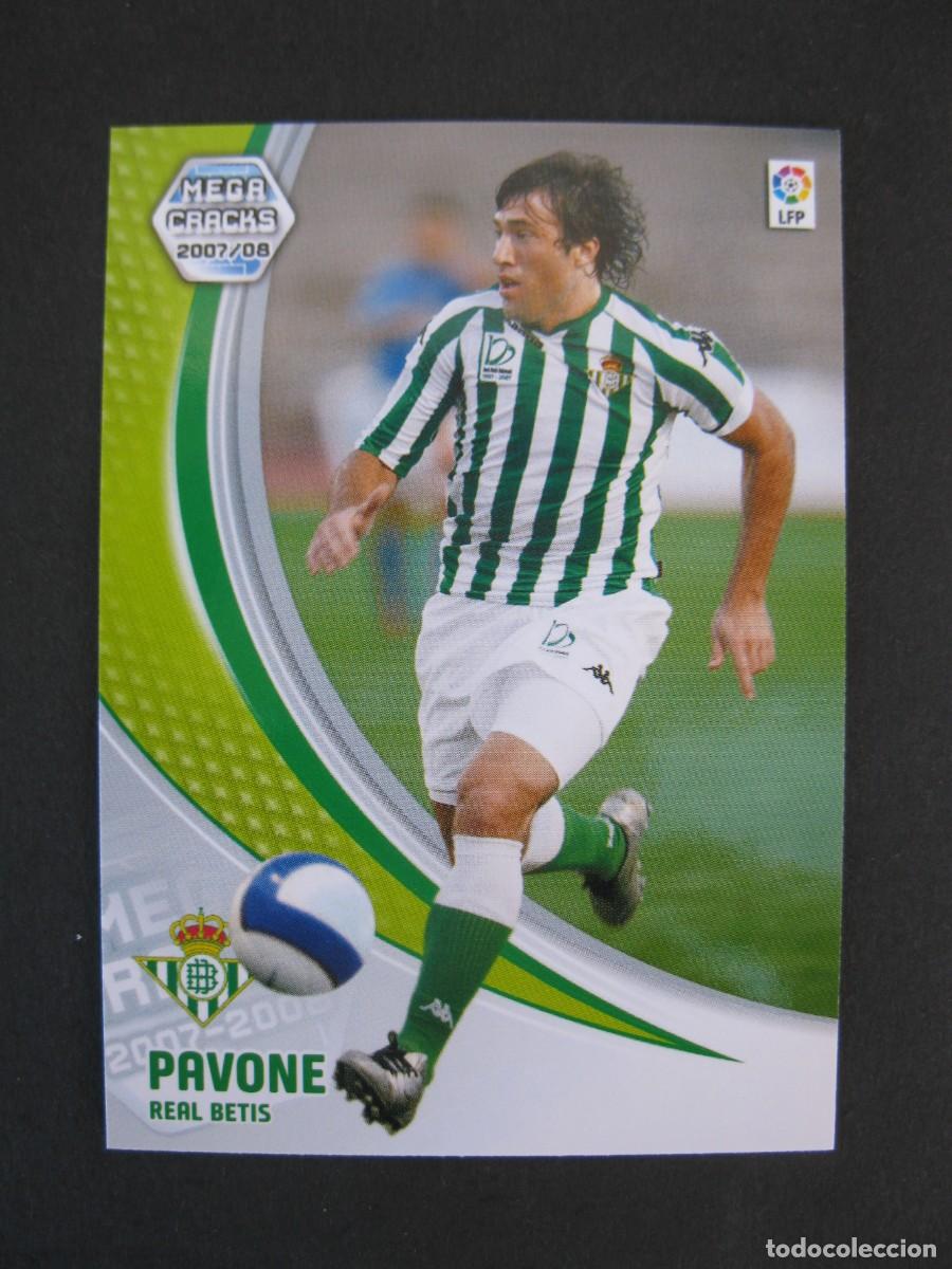 Figurine di Calcio: PAVONE (REAL BETIS) - N&ordm; 90 - MEGACRACKS 2007-2008 - PANINI - 07-08.