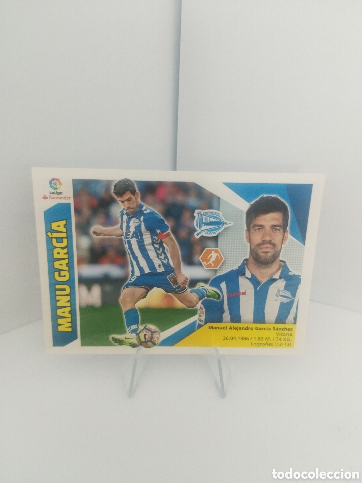 Cromos de Futebol: Manu Garc&iacute;a Alav&eacute;s Liga Este 2017 2018