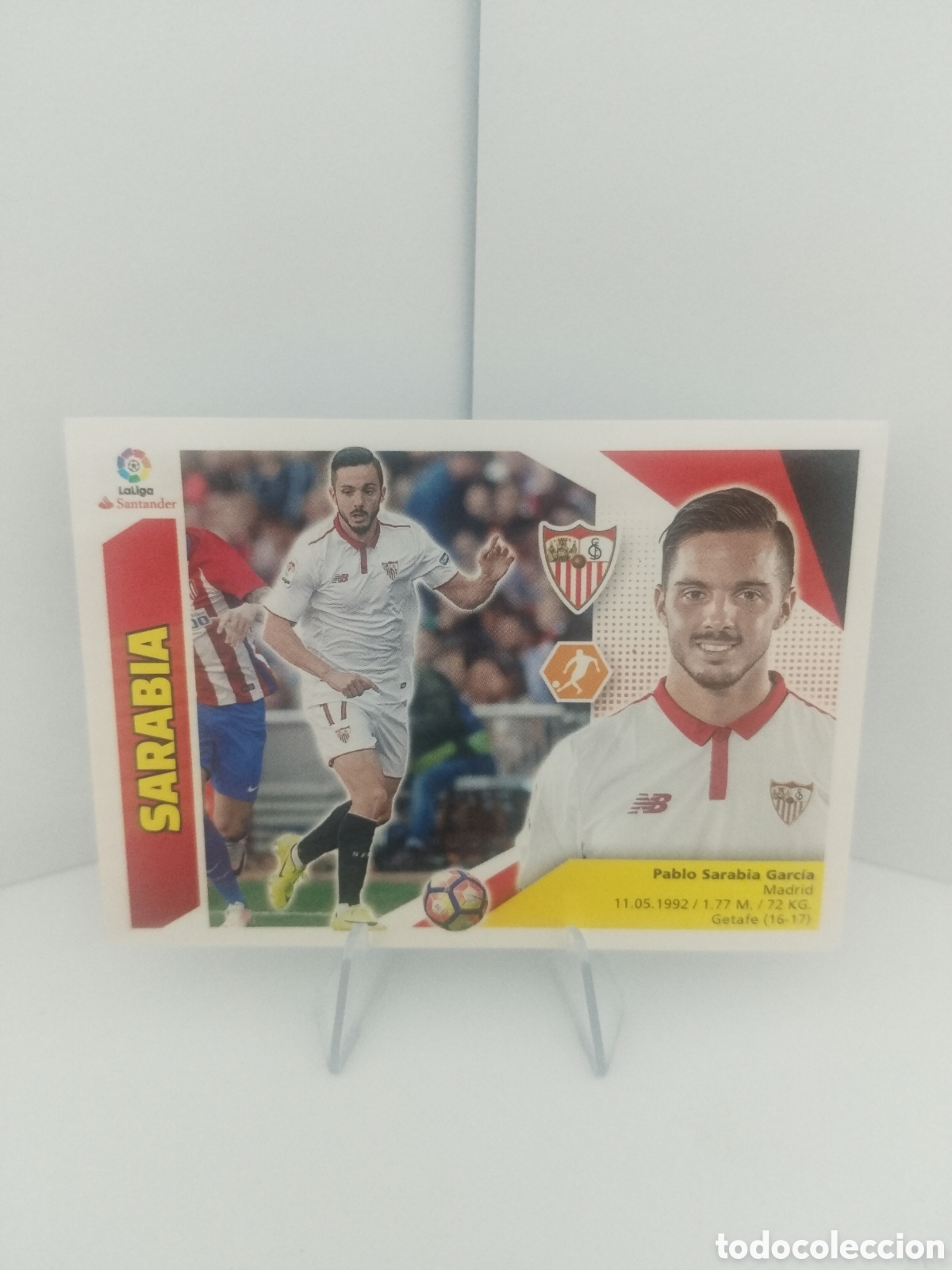 Football Stickers: Sarabia Sevilla Liga Este 2017 2018