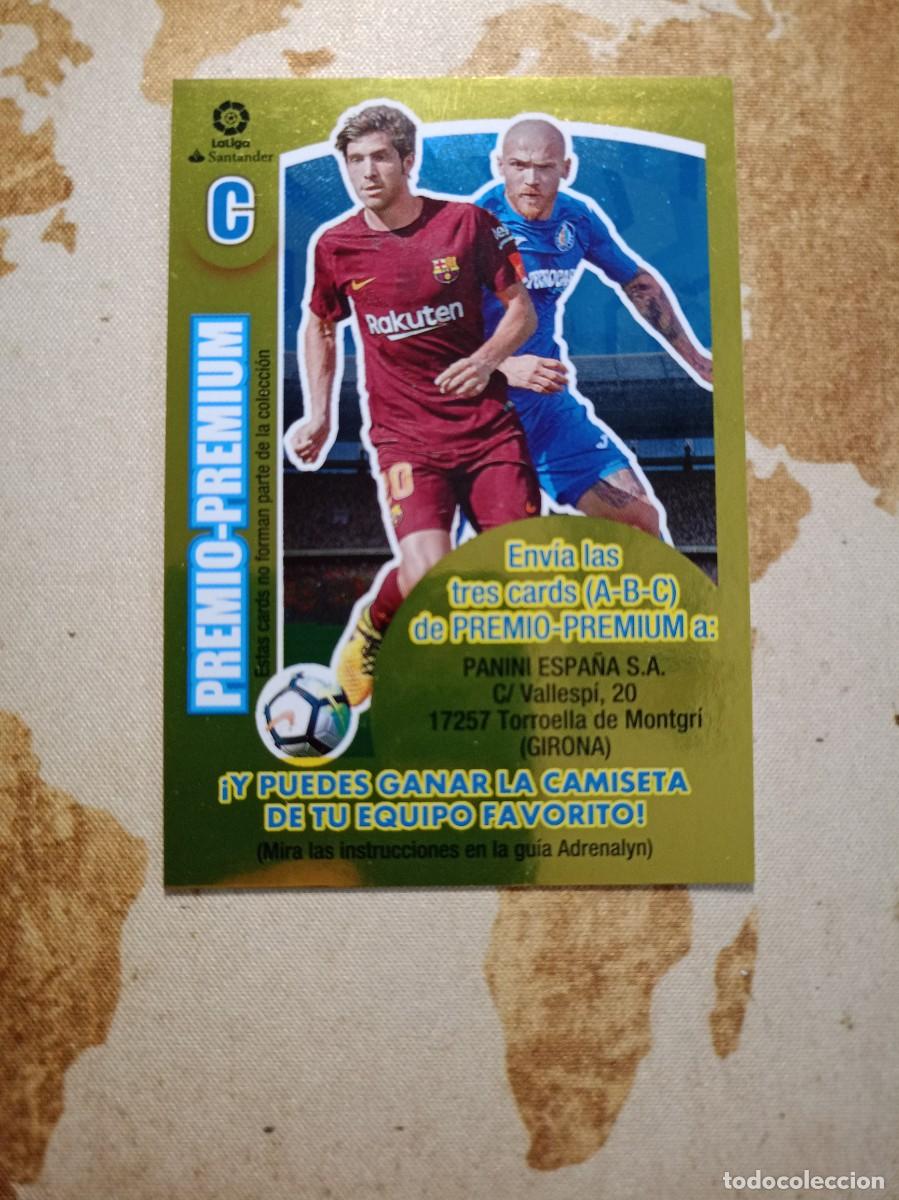 Football Stickers: PREMIO PREMIUM letra C Adrenalyn 2017-18