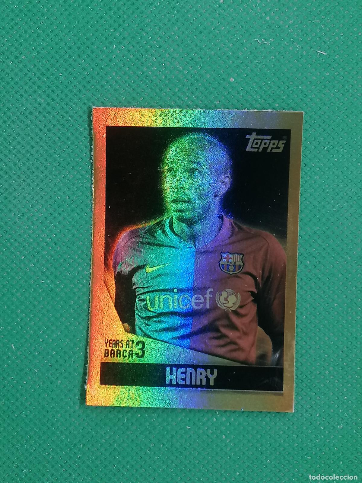 Cartes &agrave; collectionner de Football: 88 HENRY HALL OF FAME ⚽ TOPPS BARCELONA STICKERS 2025 2026 25 26 ⚽
