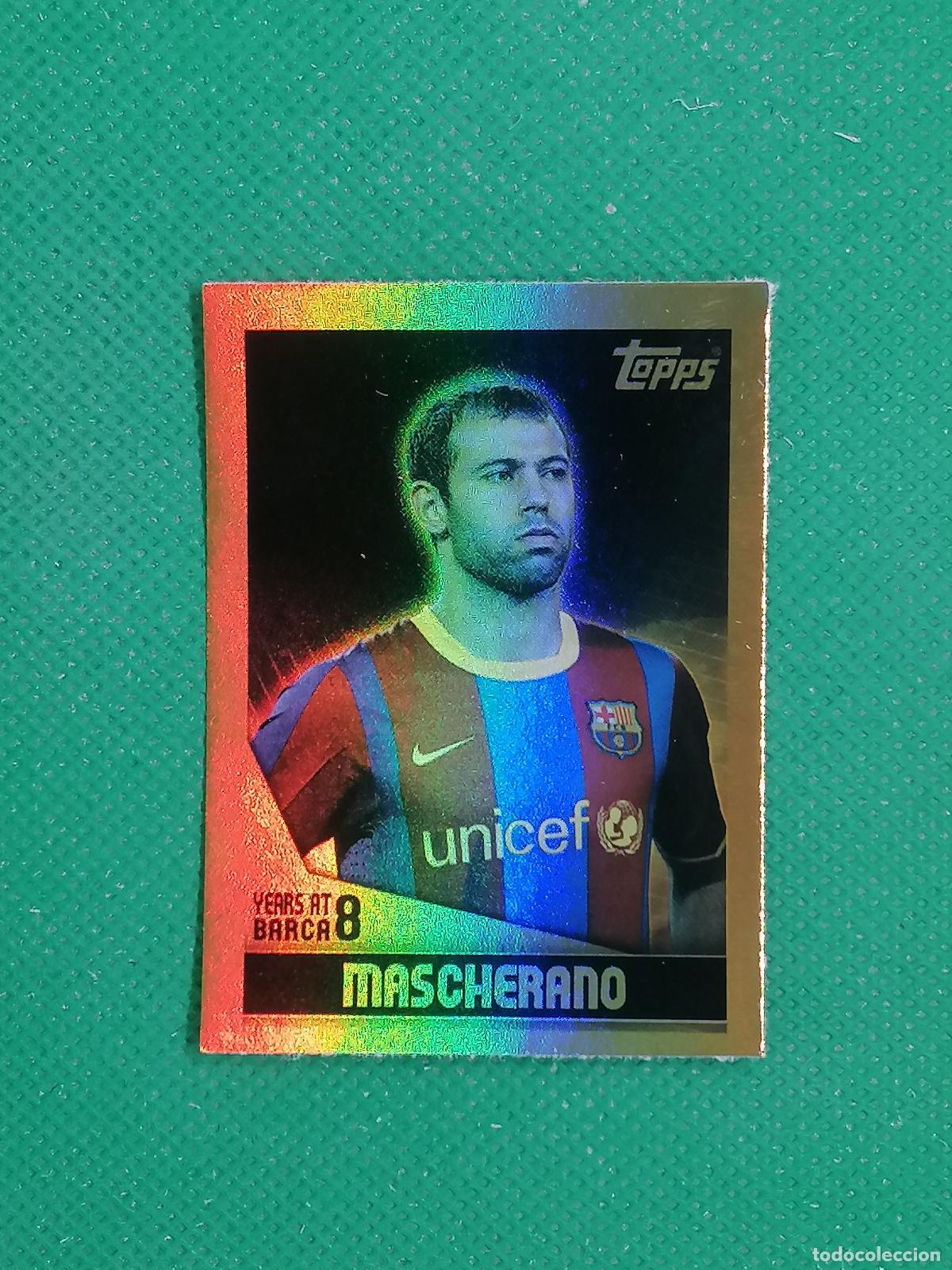 Figurine di Calcio: 81 MASCHERANO HALL OF FAME ⚽ TOPPS BARCELONA STICKERS 2025 2026 25 26 ⚽