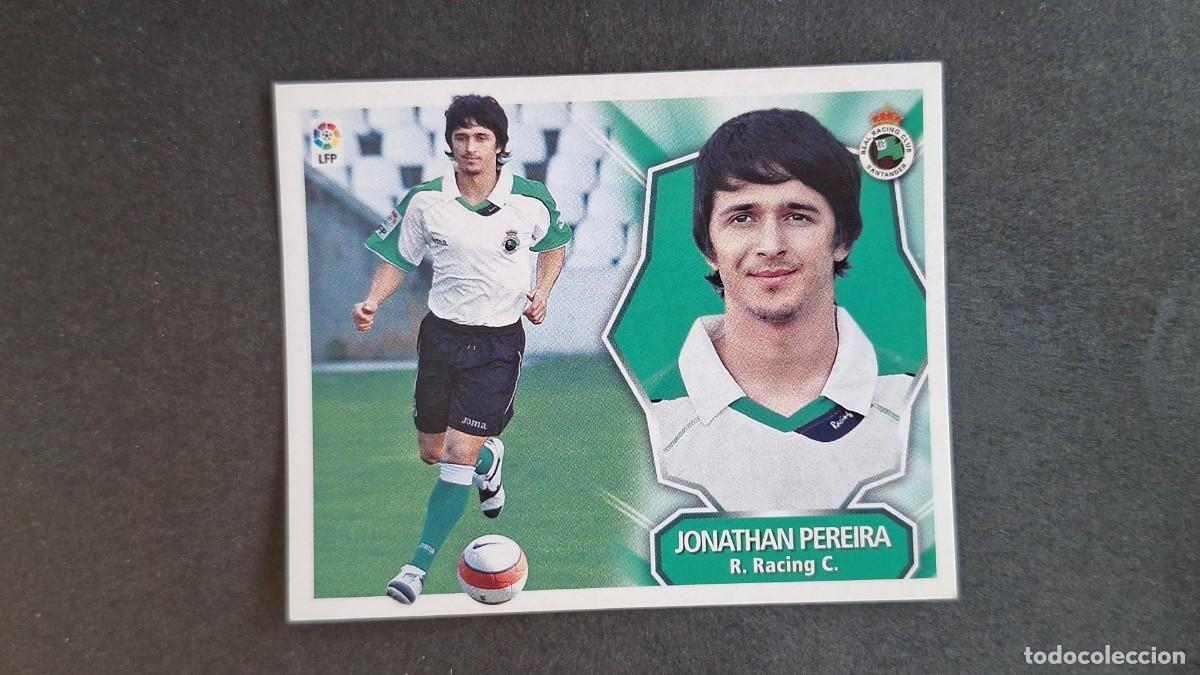Figurine di Calcio: L3 JONATHAN PEREIRA RACING DE SANTANDER LIGA ESTE 2008 2009 08 09 NUNCA PEGADO SIN PEGAR
