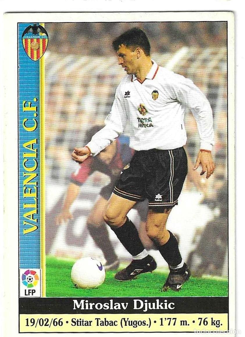Football Stickers: MIROSLAV DJUKIC - VALENCIA CF - LIGA 1999-2000 - 61 MUNDI CROMO