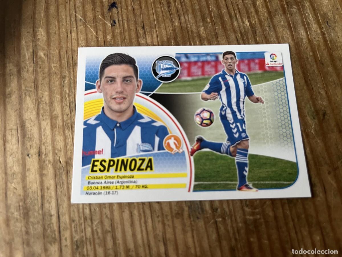 Cromos de F&uacute;tbol: CROMO SIN PEGAR NUNCA PEGADO ALBUM LIGA ESTE 16 17 2016 2017 COLOCA # 11 BIS ESPINOZA ALAVES