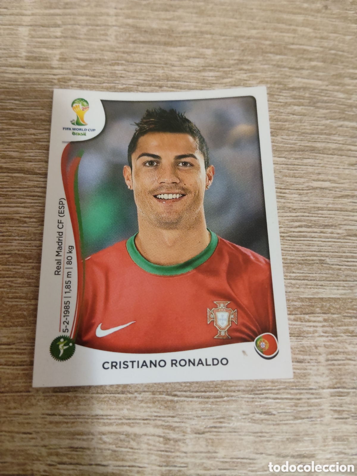 Cromos de F&uacute;tbol: Panini mundial Brasil 2014 523 Cristiano Ronaldo Portugal