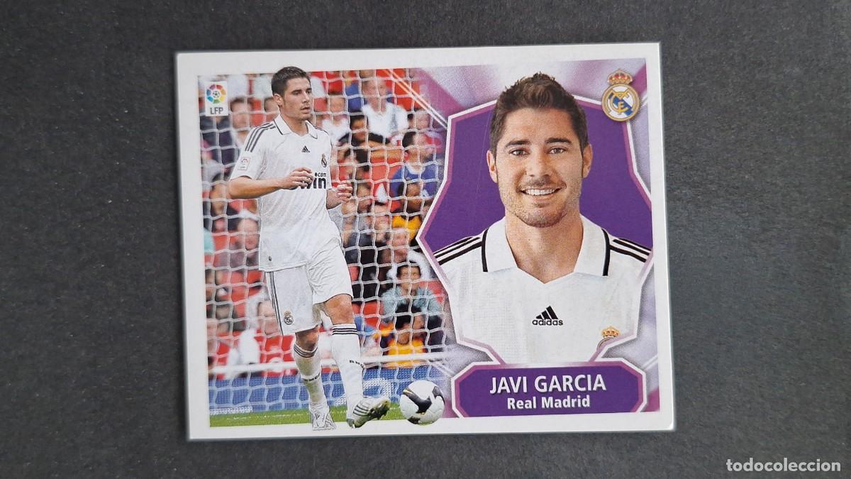 Figurine di Calcio: L3 JAVI GARCIA REAL MADRID COLOCA LIGA ESTE 2008 2009 08 09 NUNCA PEGADO SIN PEGAR
