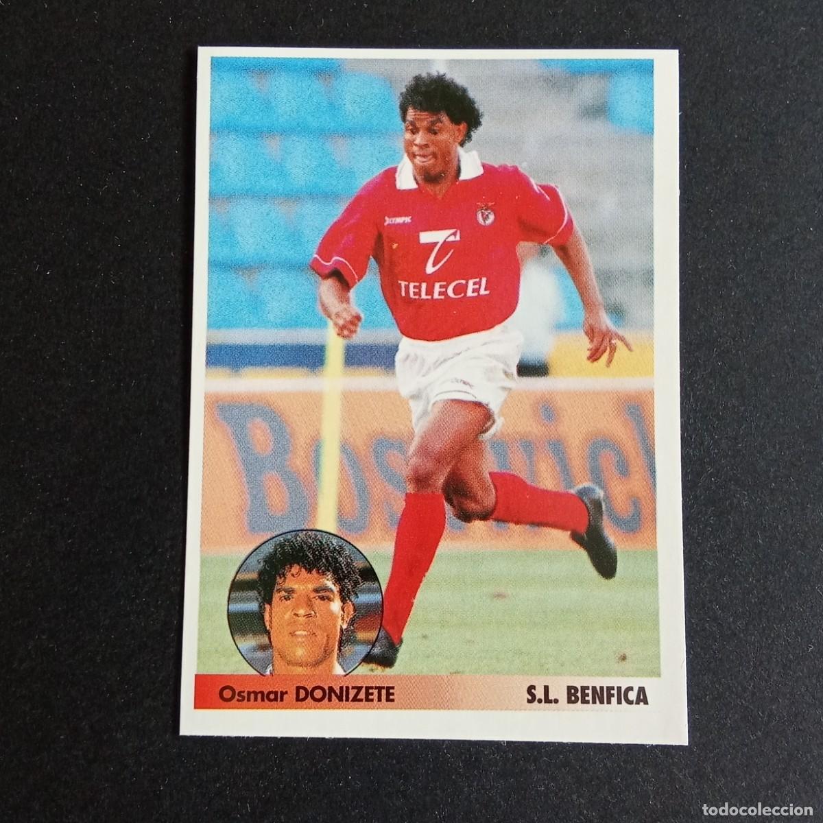 Cromos de F&uacute;tbol: LOS MEJORES EQUIPOS DE EUROPA 1996 1997 96 97 PANINI 77 DONIZETE BENFICA SIN PEGAR