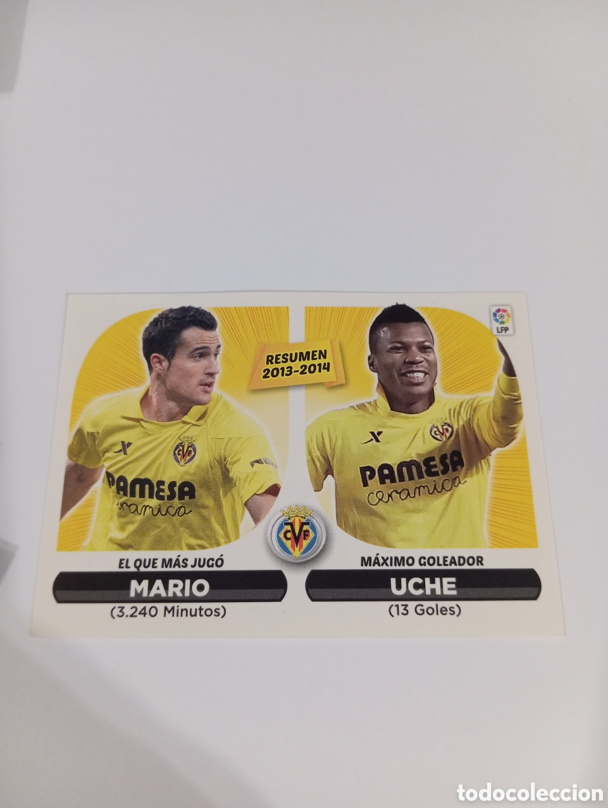 Fu&szlig;ball-Sticker: Resumen 24 Villarreal liga este 2014 2015 panini 14 15