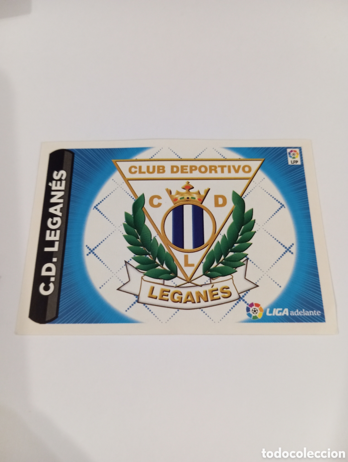 Cromos de f&uacute;tbol: Escudo Liga Adelante 8 Legan&eacute;s ESTE 2014 2015 panini 14 15