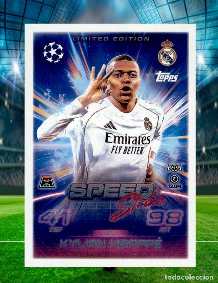 Cromos de F&uacute;tbol: Kylian Mbapp&eacute; - LE 2 Edici&oacute;n Limitada - Match Attax Champions League 2025/26