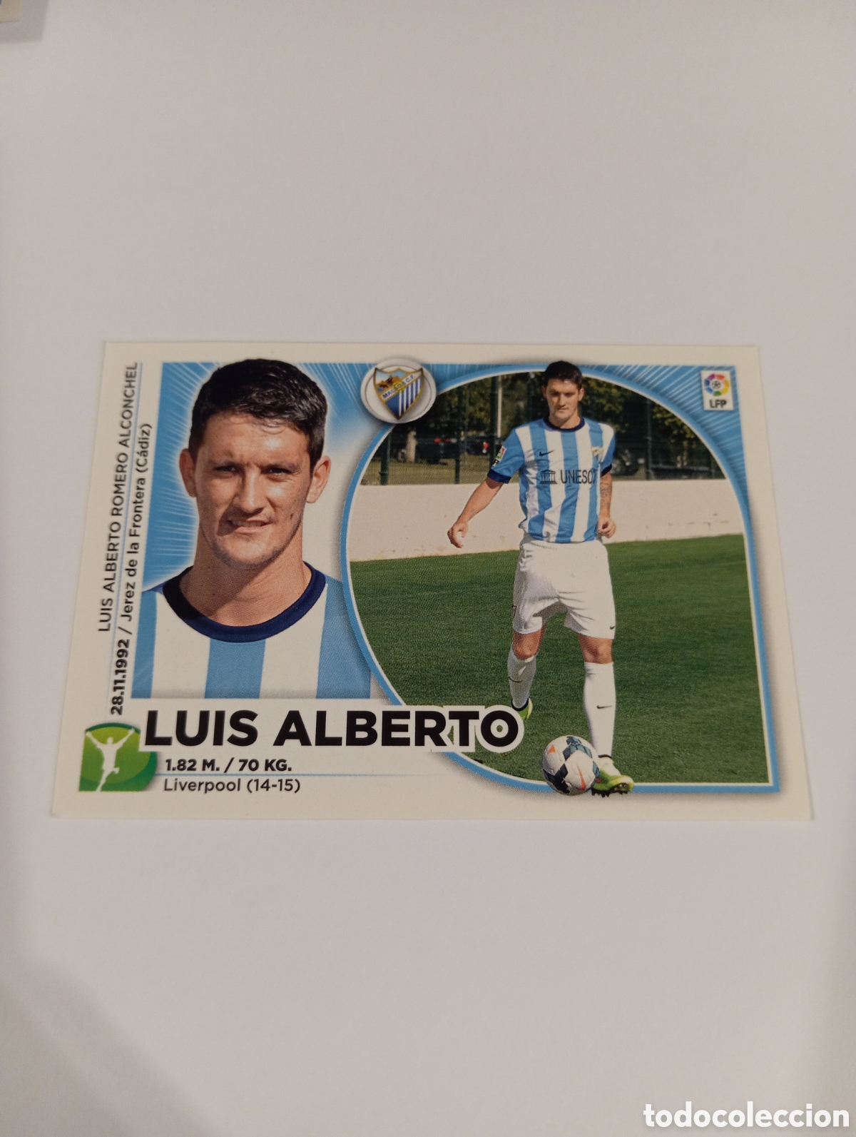 Cromos de f&uacute;tbol: Fichaje 1 Luis Alberto ESTE 2014 2015 panini 14 15