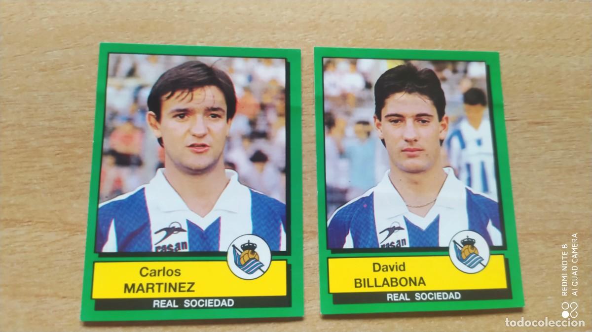 Figurine di Calcio: REAL SOCIEDAD 265 BILLABONA FUTBOL 90 PANINI -H