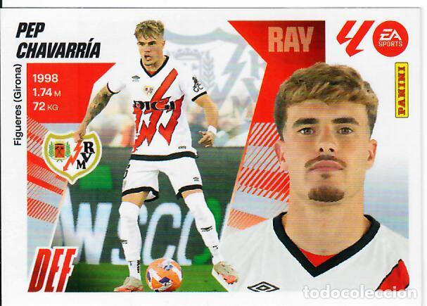 Cromos de F&uacute;tbol: CROMO PANINI LIGA ESTE 2025-26 (25 - 26) - N&ordm; 10 - PEP CHAVARR&Iacute;A - RAYO VALLECANO
