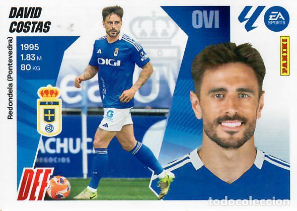 Cromos de Futebol: CROMO PANINI LIGA ESTE 2025-26 (25 - 26) - N&ordm; 8 - DAVID COSTAS - OVIEDO