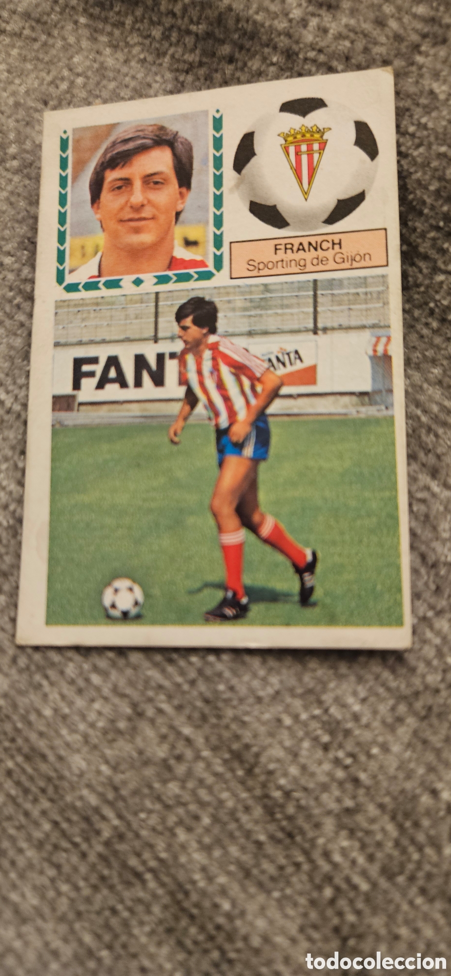 Cromos de F&uacute;tbol: Franch sporting de gijon fichaje 42 &eacute;ste 1983 1984 83 84