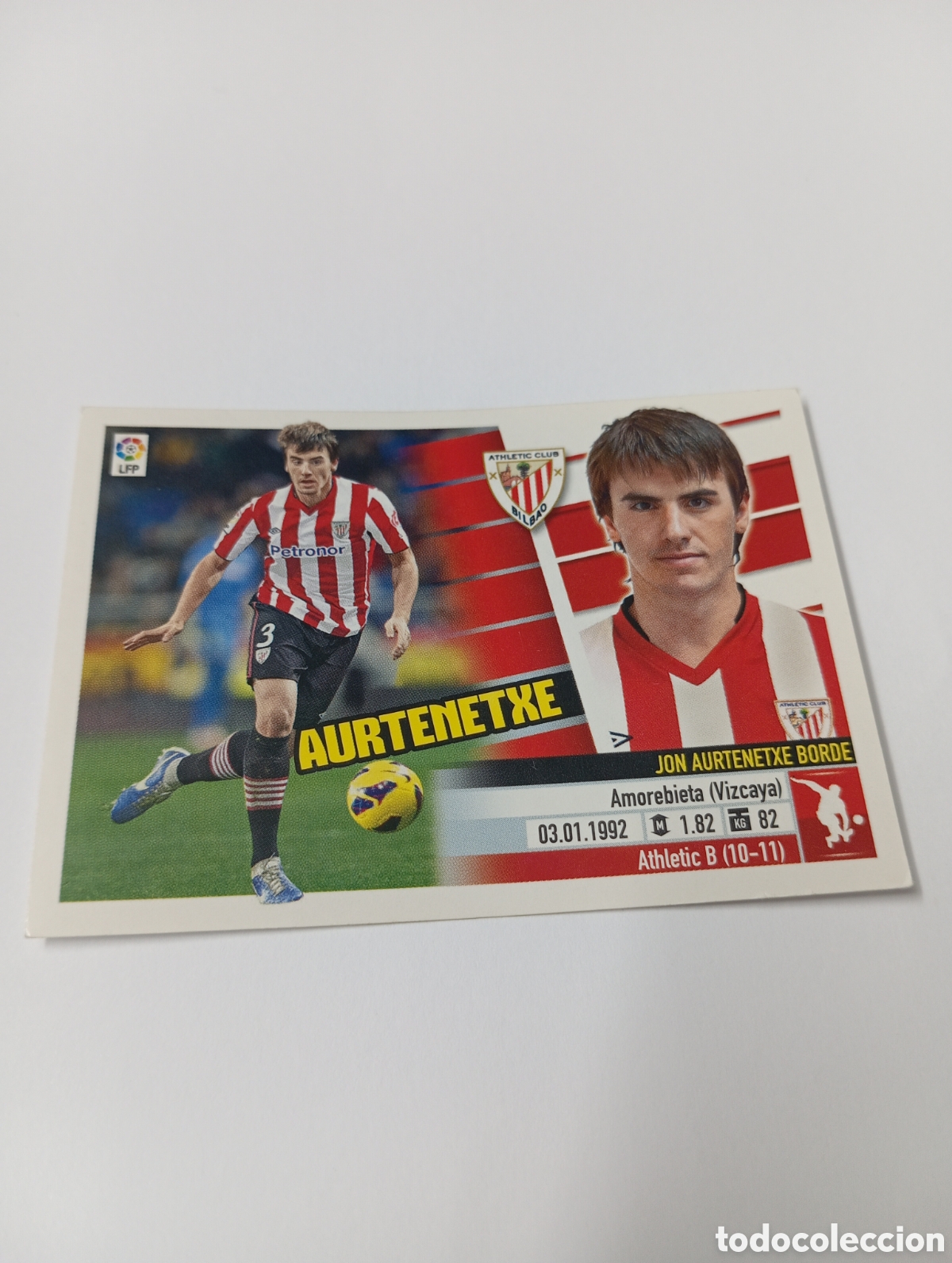 Fu&szlig;ball-Sticker: Aurtenetxe 7 Athletic Club LIGA ESTE 2013 2014 PANINI 13 14
