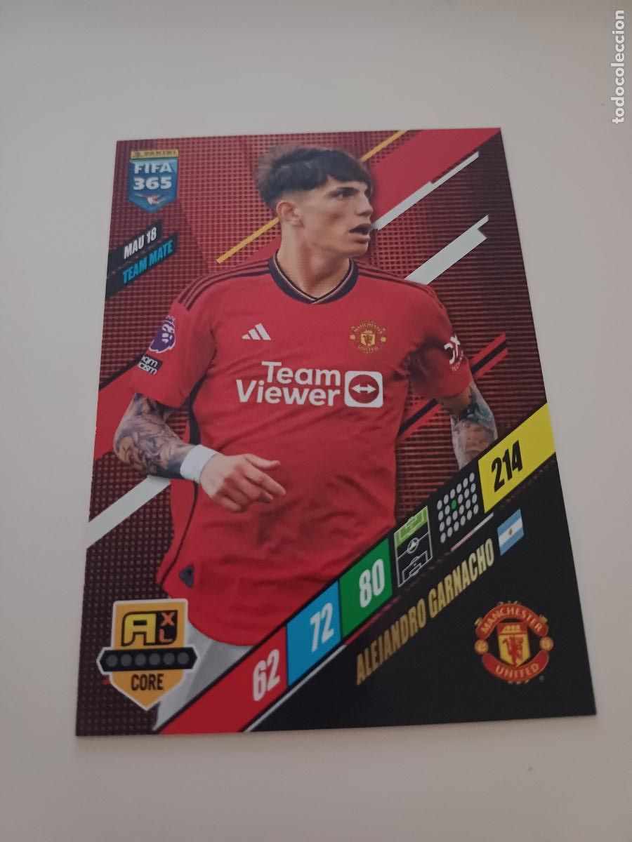 Cromos de f&uacute;tbol: 117 - Alejandro Garnacho - Manchester United - Foto 1