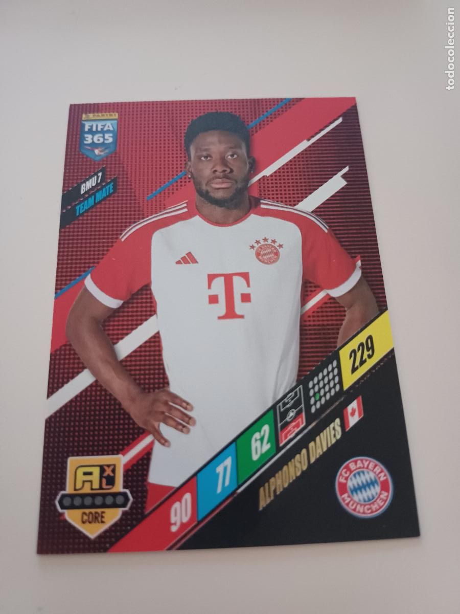 Figurine di Calcio: 232 - Alphonso Davies - FC Bayern M&uuml;nchen