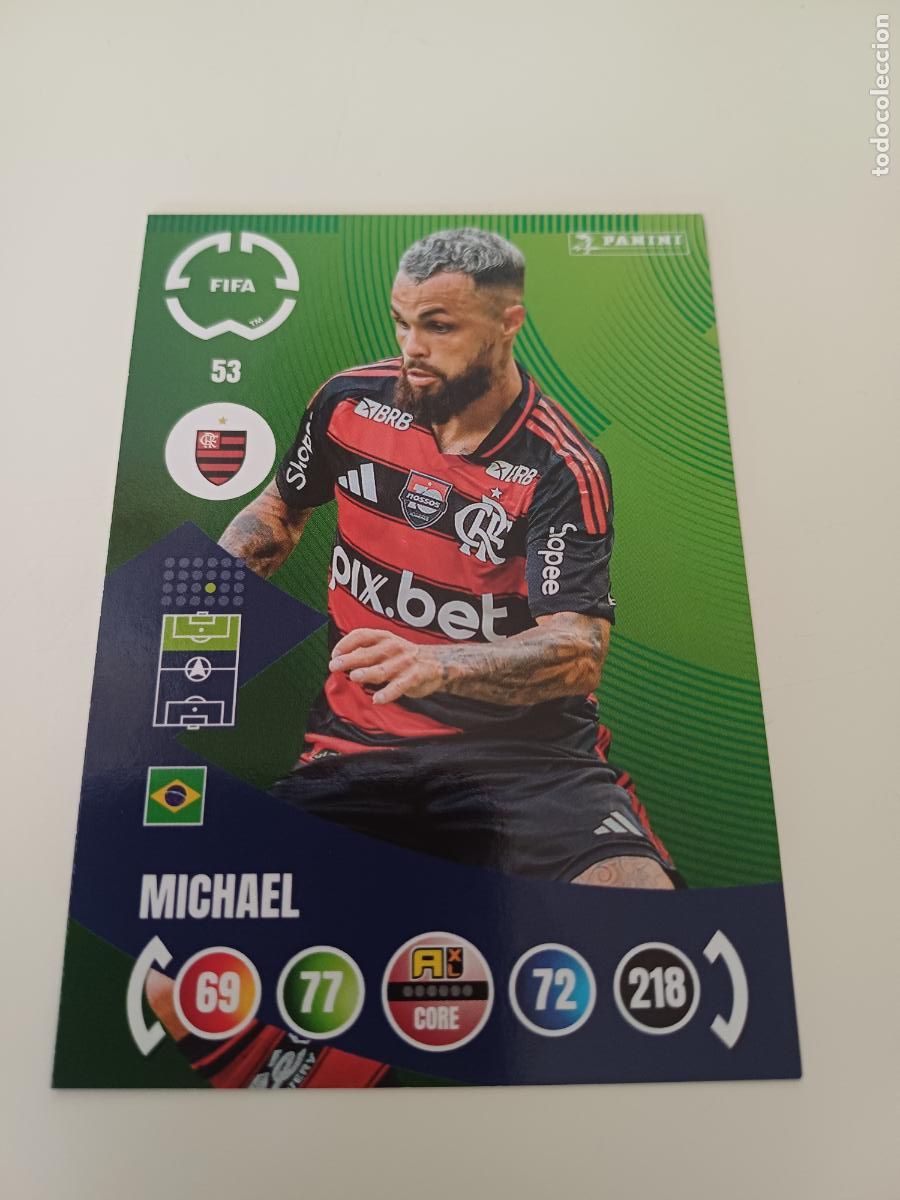 Cromos de f&uacute;tbol: 053 - Michael - CR Flamengo - Foto 1
