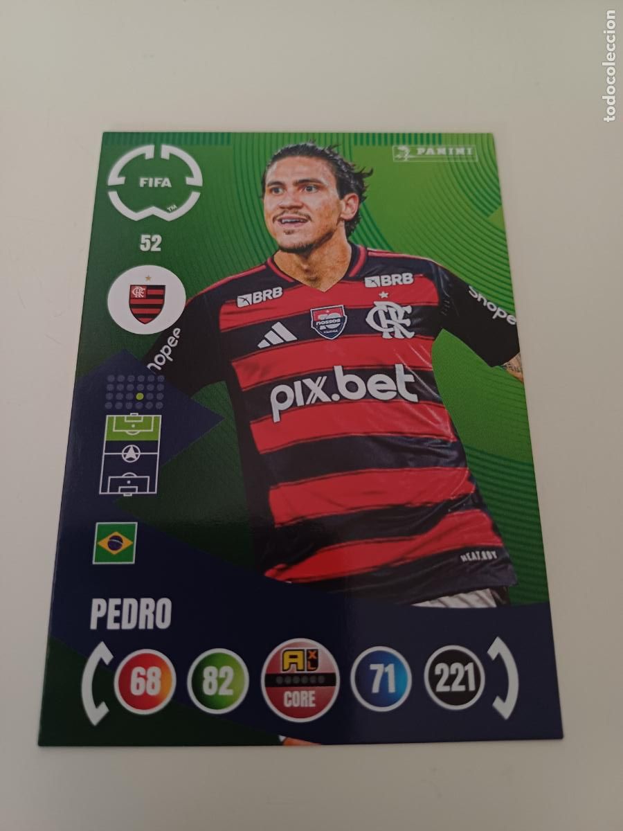 Cromos de f&uacute;tbol: 052 - Pedro - CR Flamengo - Foto 1