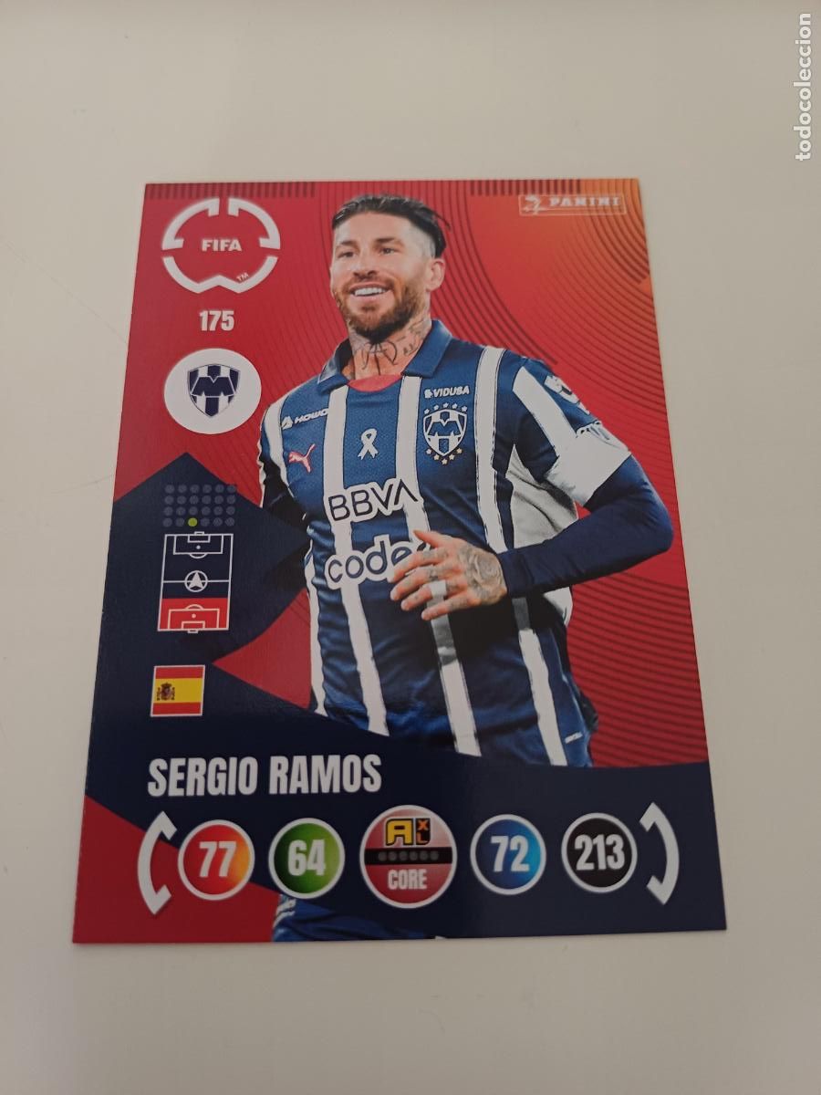Cromos de f&uacute;tbol: 175 - Sergio Ramos - CF Monterrey - Foto 1