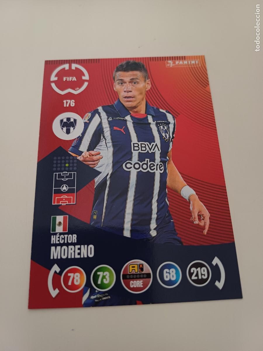 Cromos de f&uacute;tbol: 176 - H&eacute;ctor Moreno - CF Monterrey - Foto 1