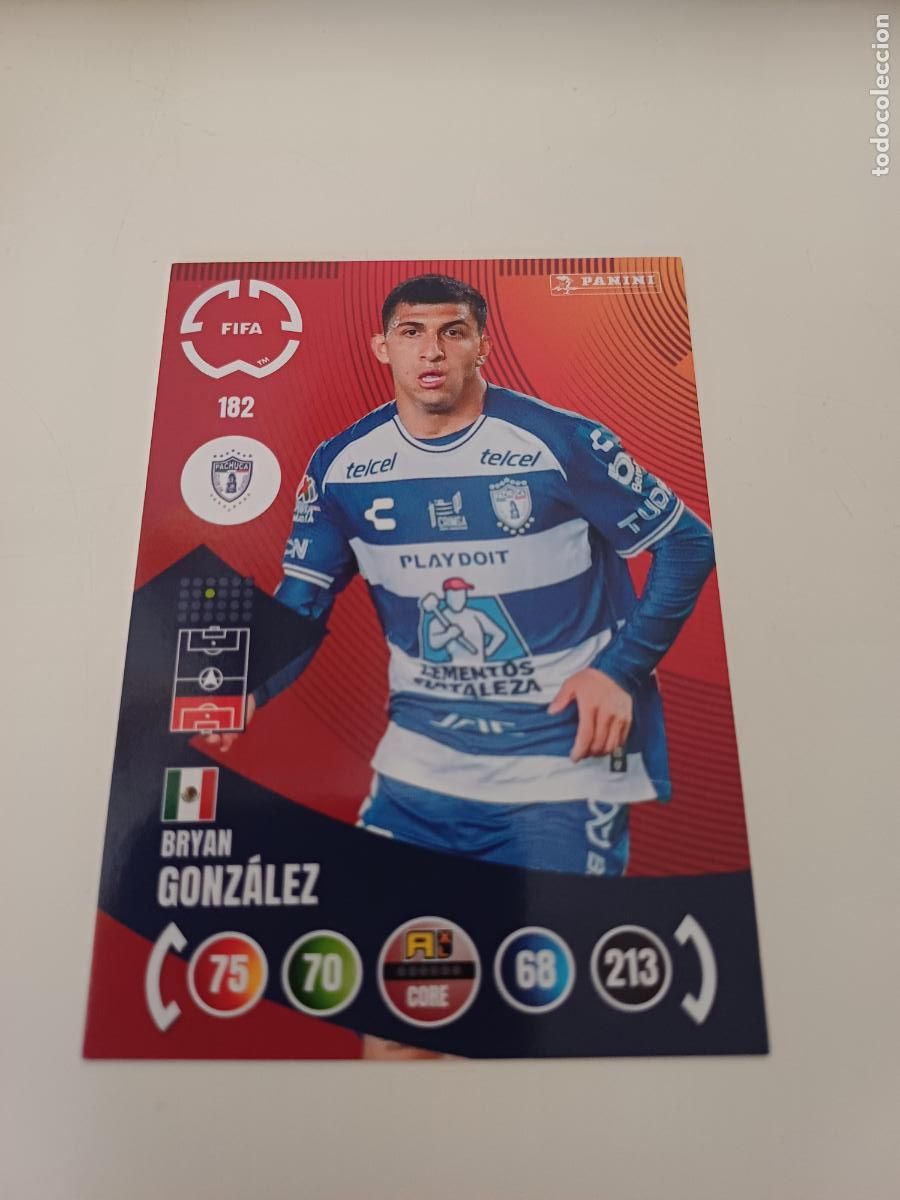 Cromos de f&uacute;tbol: 182 - Bryan Gonz&aacute;lez - CF Pachuca - Foto 1