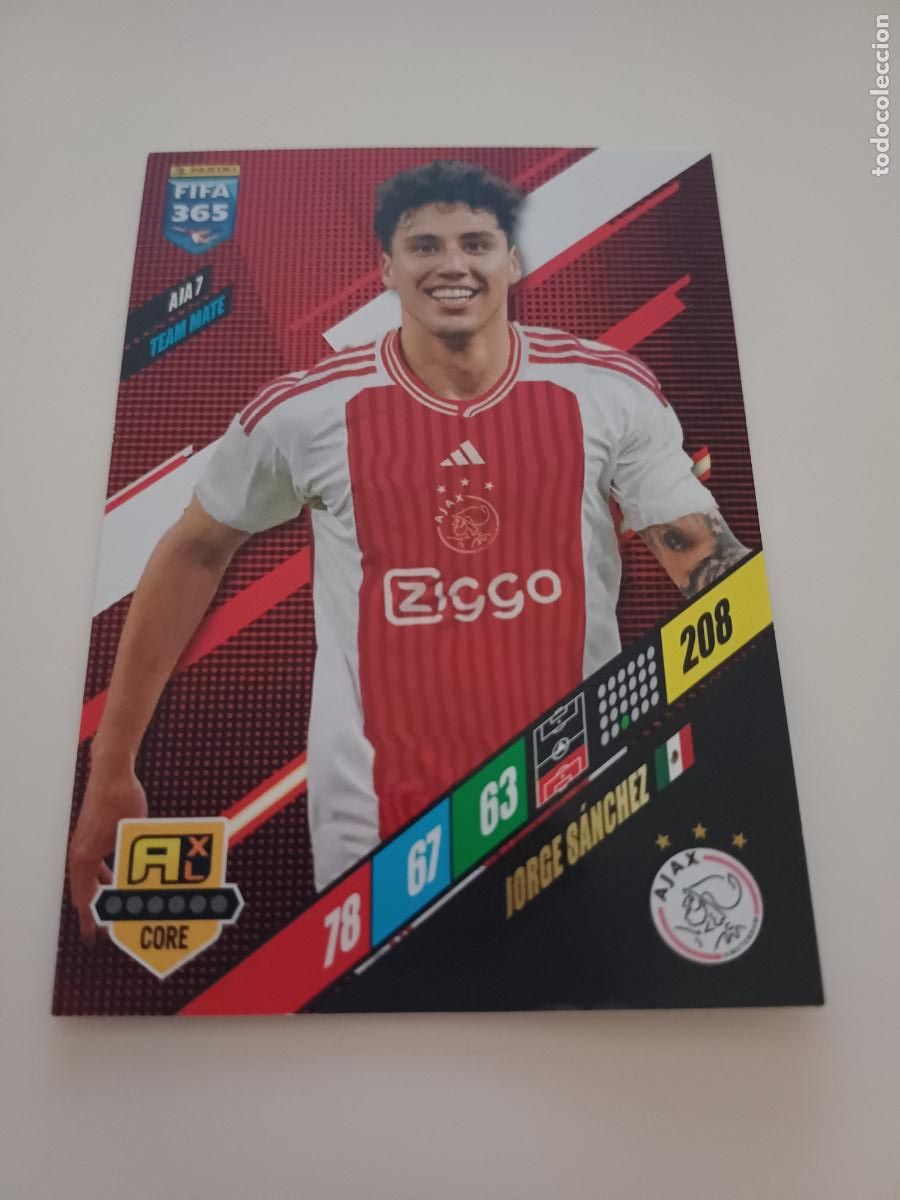 Cromos de F&uacute;tbol: 340 - Jorge S&aacute;nchez - AFC Ajax