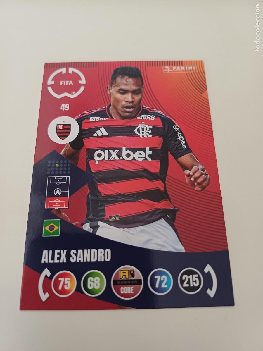 Cromos de f&uacute;tbol: 049 - Alex Sandro - CR Flamengo - Foto 1
