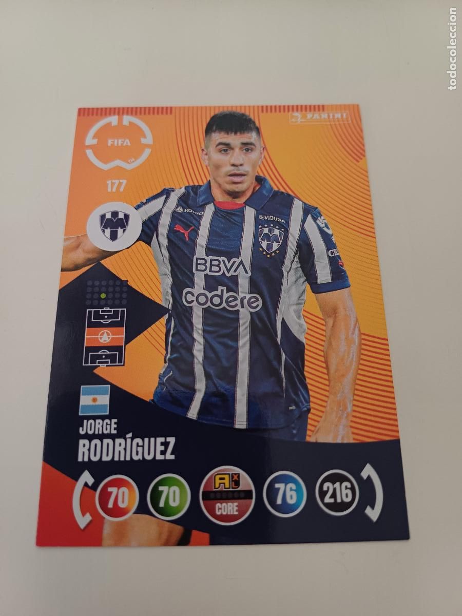 Cromos de f&uacute;tbol: 177 - Jorge Rodr&iacute;guez - CF Monterrey - Foto 1