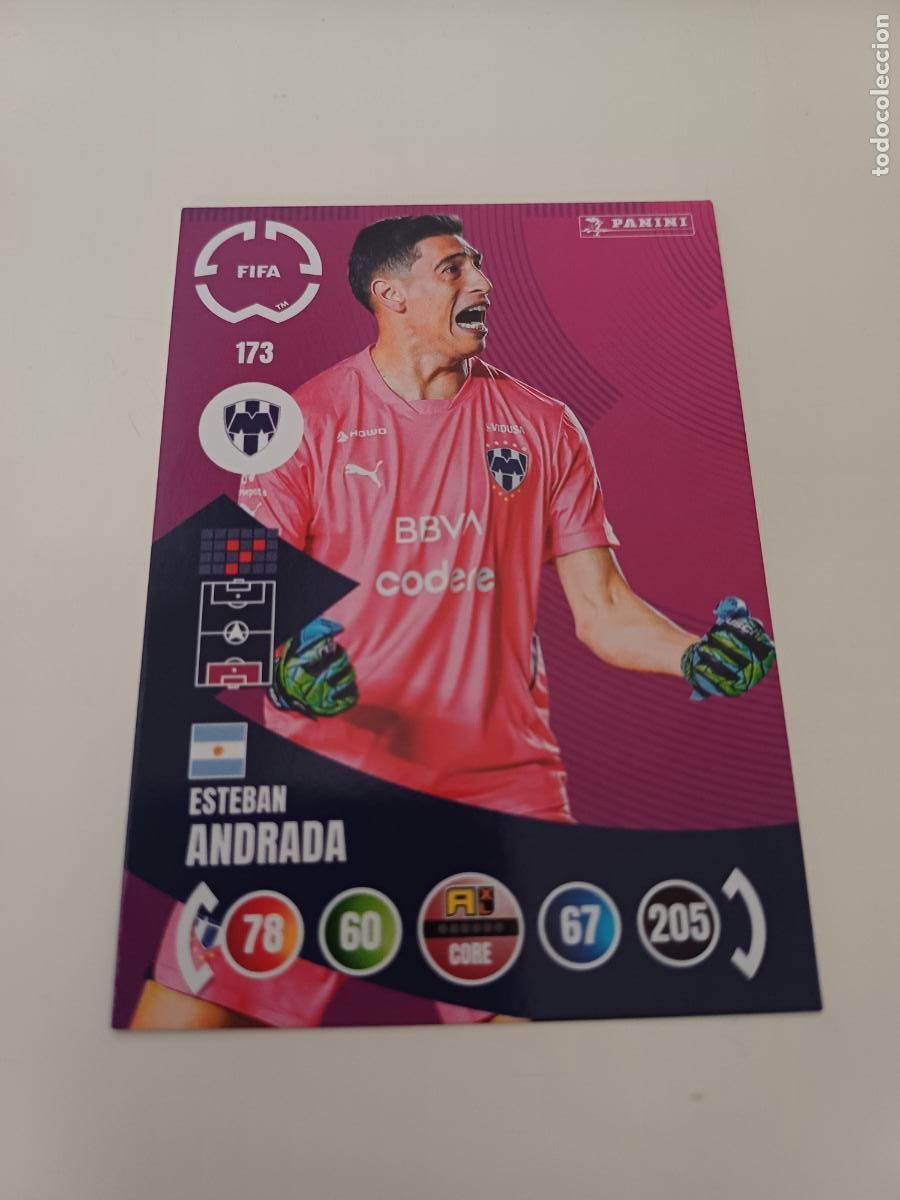 Cromos de f&uacute;tbol: 173 - Esteban Andrada - CF Monterrey - Foto 1