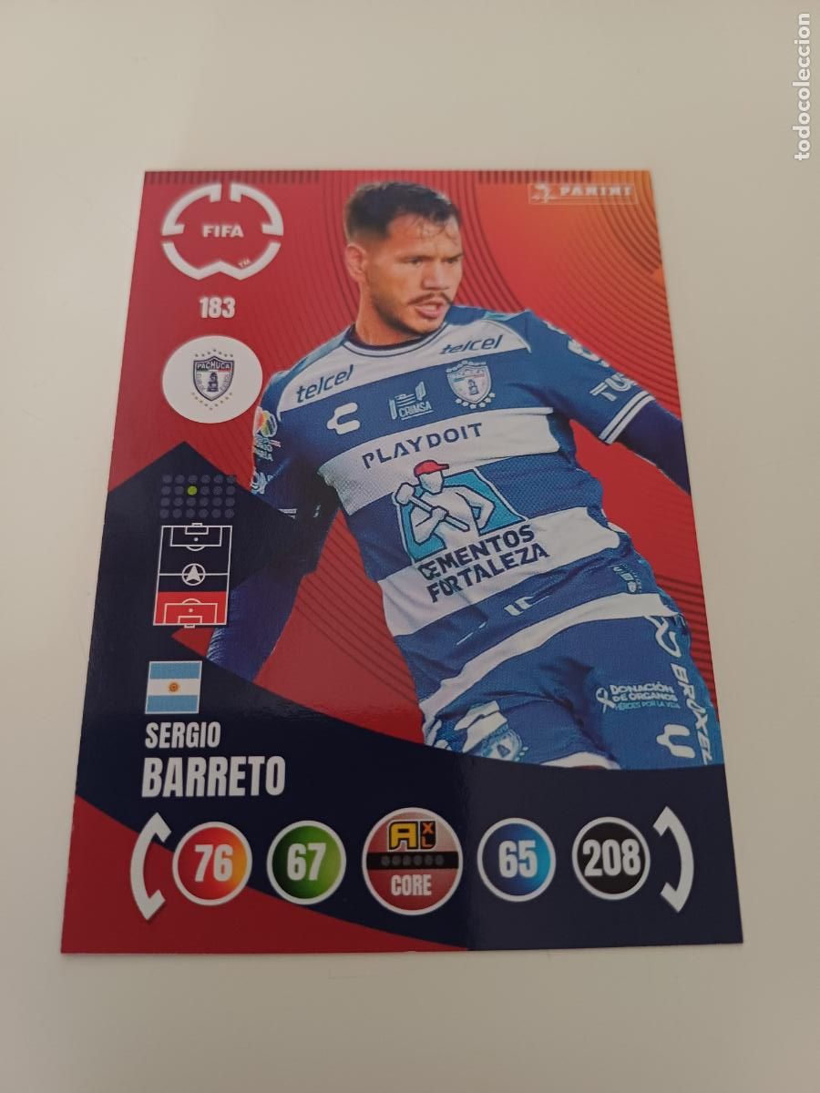 Cromos de f&uacute;tbol: 183 - Sergio Barreto - CF Pachuca - Foto 1