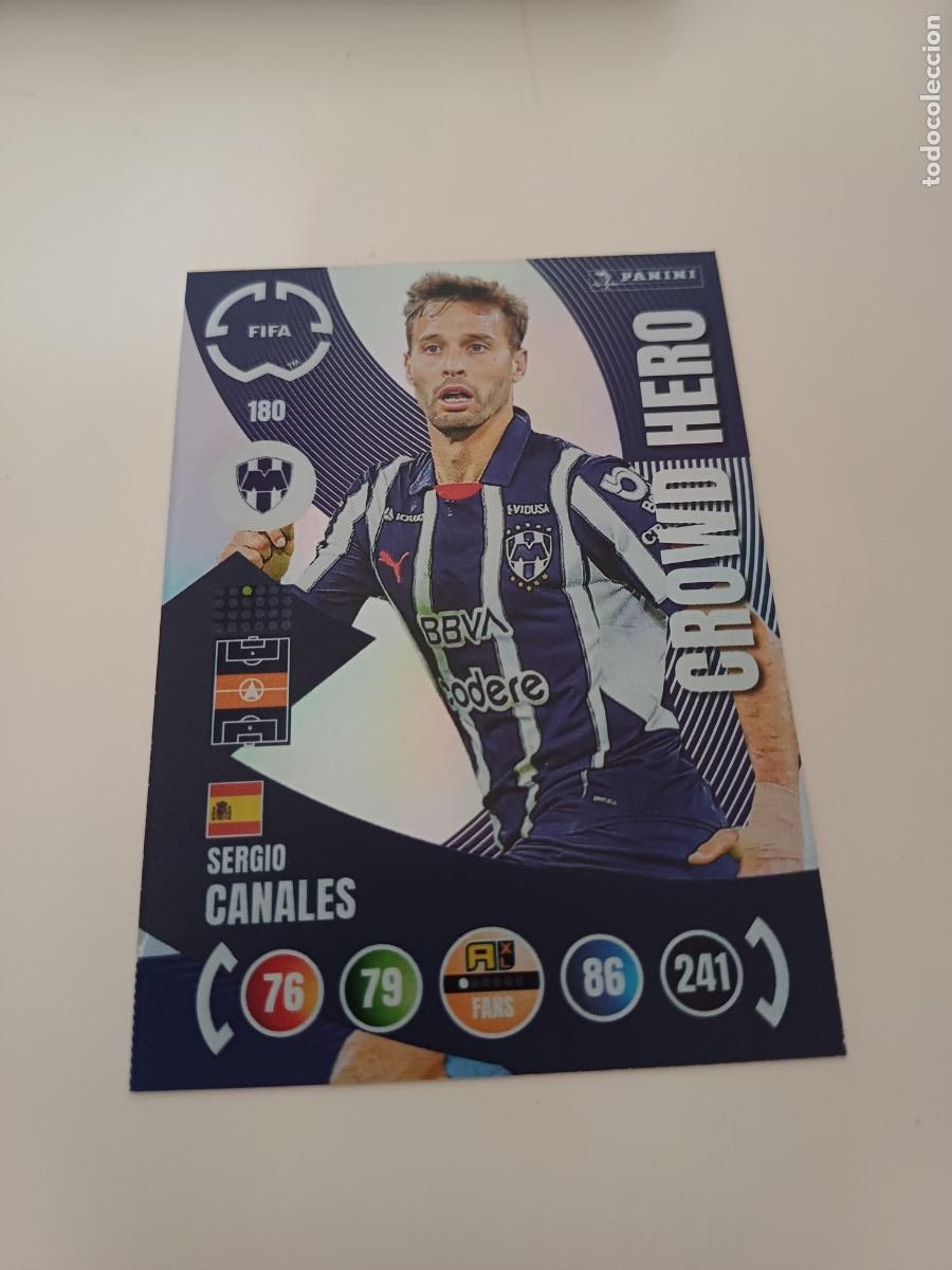 Cromos de f&uacute;tbol: 180 - Sergio Canales - CF Monterrey - Foto 1